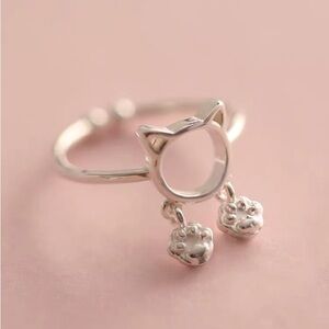 Silver ring(cat)